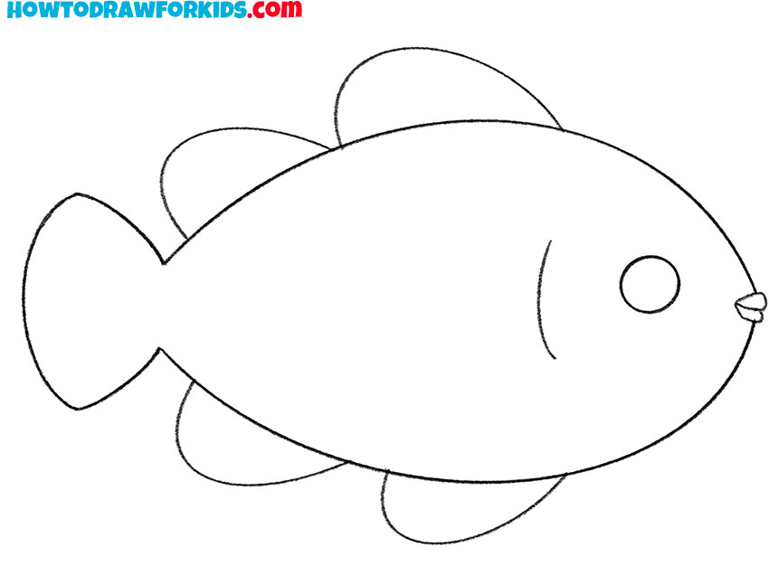 clownfish drawing tutorial