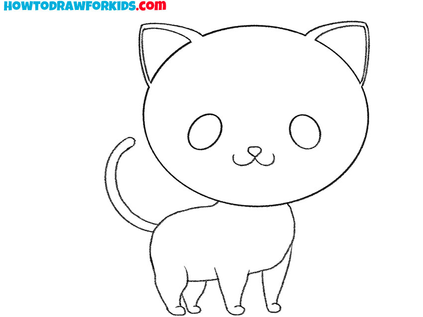 How to Draw a Kawaii Animal - Easy Drawing Tutorial For Kids