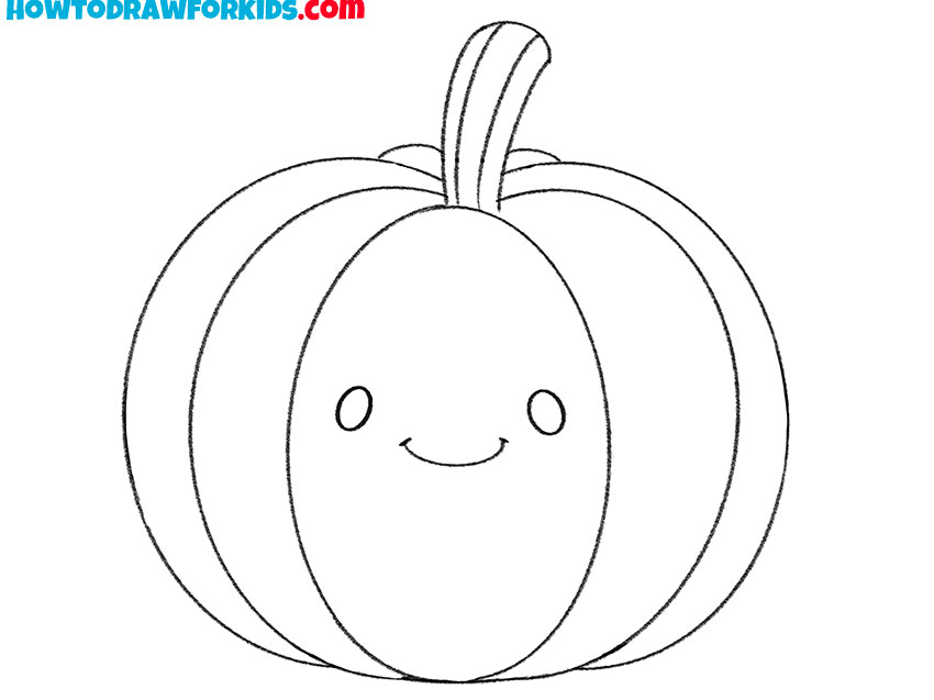 cute pumpkin drawing lesson