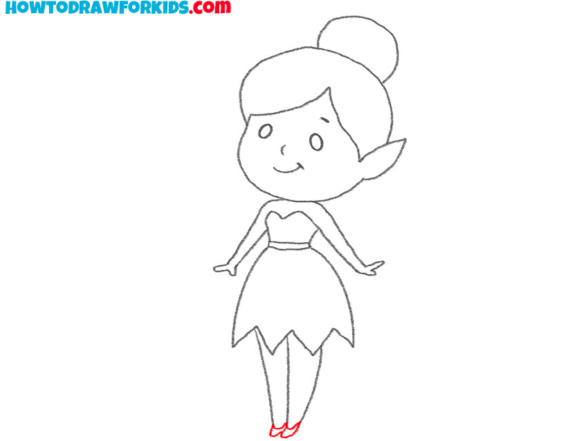 how to draw a fairy for kids