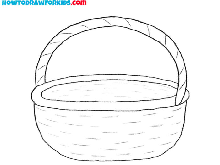 How to Draw a Basket - Easy Drawing Tutorial For Kids