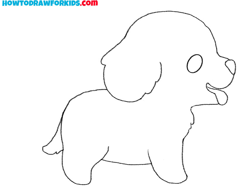 puppy drawing simple