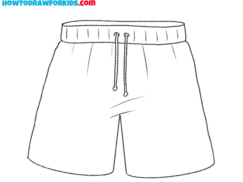 shorts drawing guide