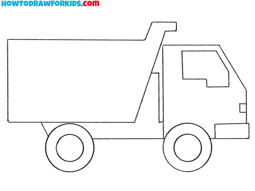 truck drawing easy