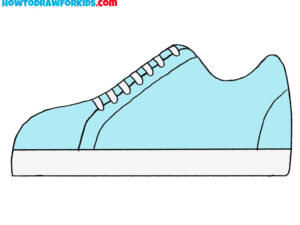 How to Draw an Easy Shoe - Easy Drawing Tutorial For Kids