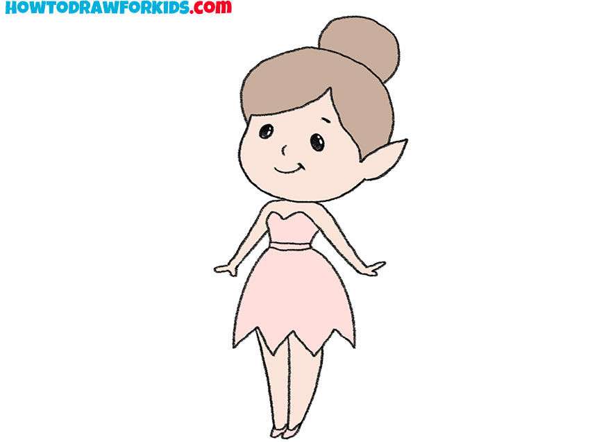 How to Draw an Easy Fairy - Easy Drawing Tutorial For Kids