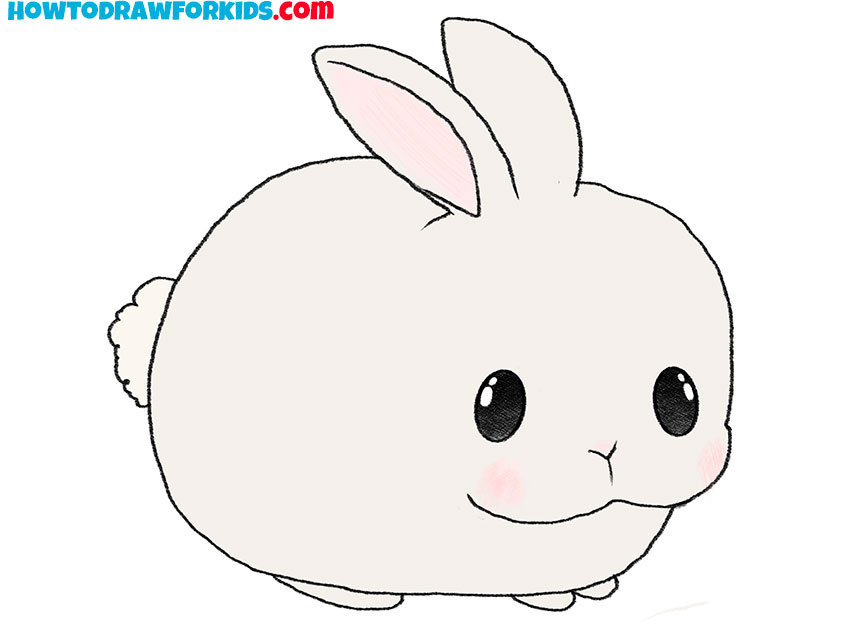 How to Draw an Easy Rabbit - Easy Drawing Tutorial For Kids