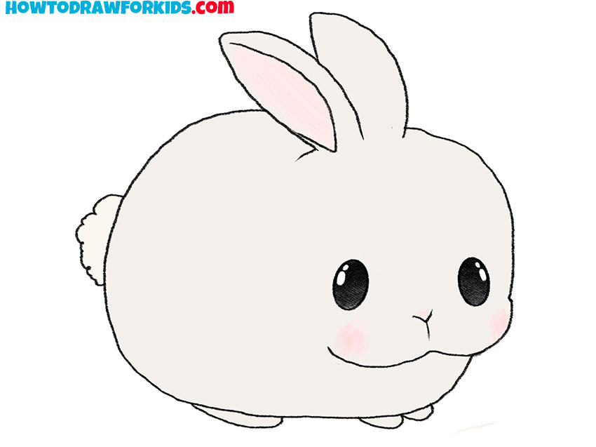 how to draw a cartoon bunny