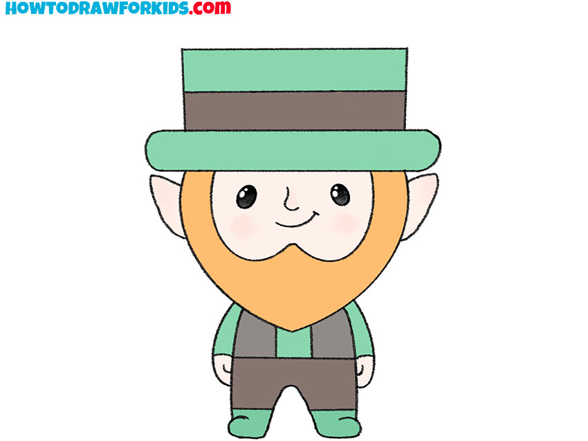 How to Draw a Leprechaun Step by Step Easy Drawing Tutorial For Kids