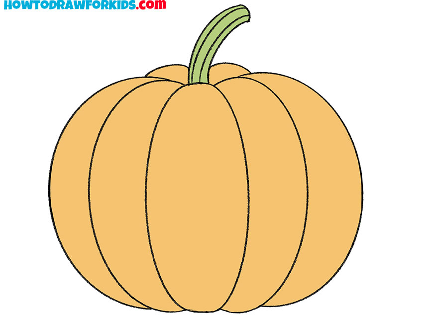 pumpkin drawing lesson
