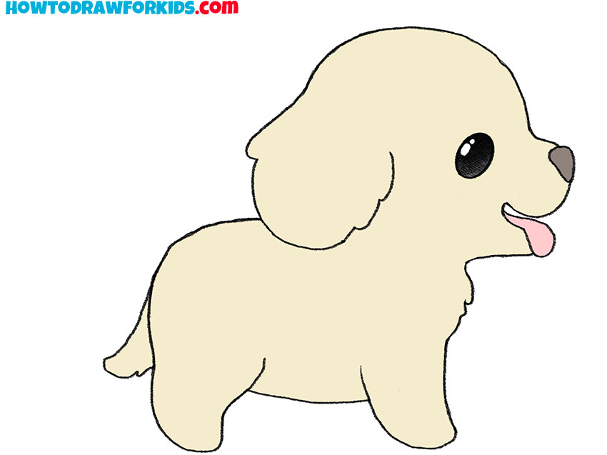 Premium Vector | Cute puppy dog outline coloring page for kids animal  coloring page