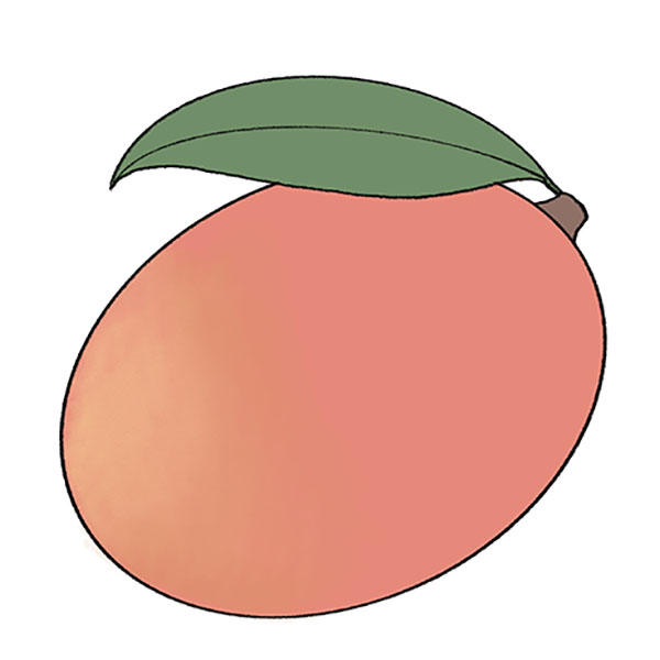 How to Draw a Mango