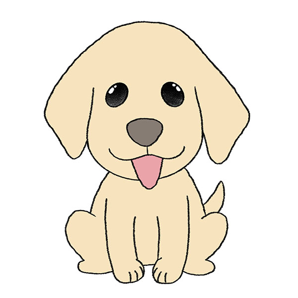 Top 30+ Images how to draw a cute little puppy Excellent