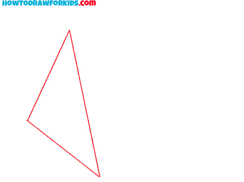 how to draw a triangular prism 3d