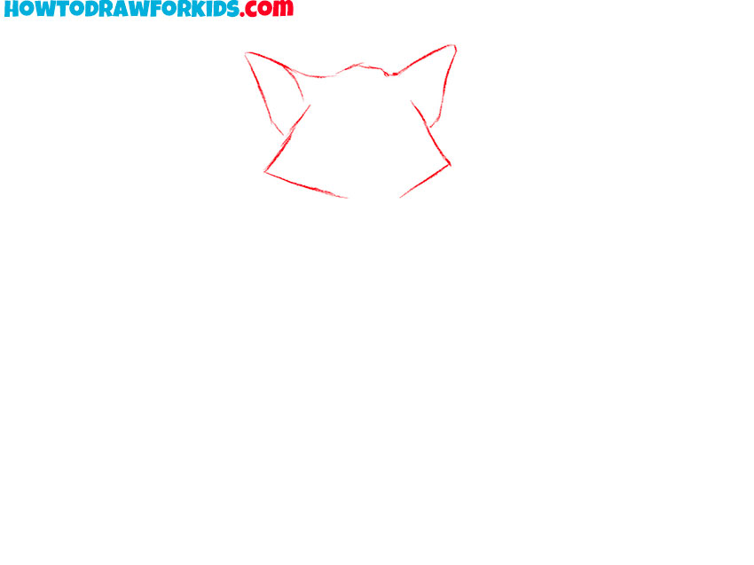 how to draw a warrior cat easy