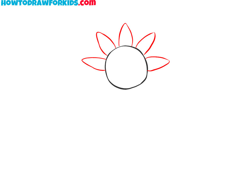 how to draw a sunflower realistic