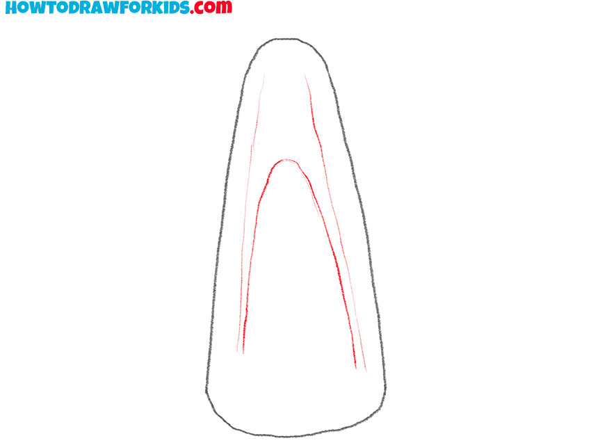 how to draw a candy corn easy