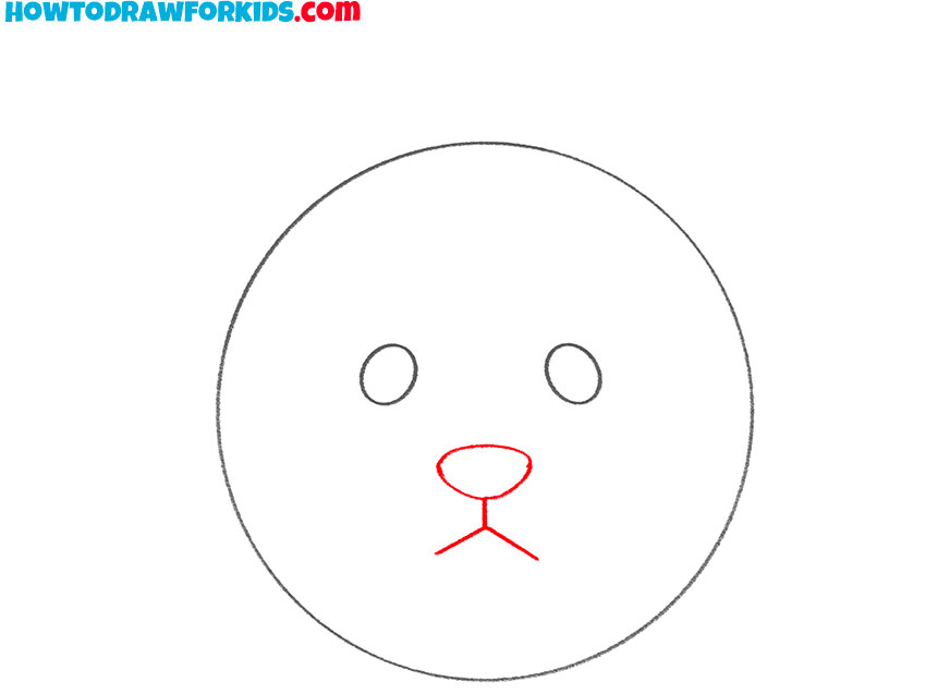 how to draw a dog face cute