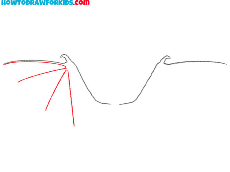 How to Draw Bat Wings Easy Drawing Tutorial For Kids