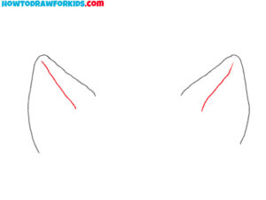 How to Draw Cat Ears - Easy Drawing Tutorial For Kids