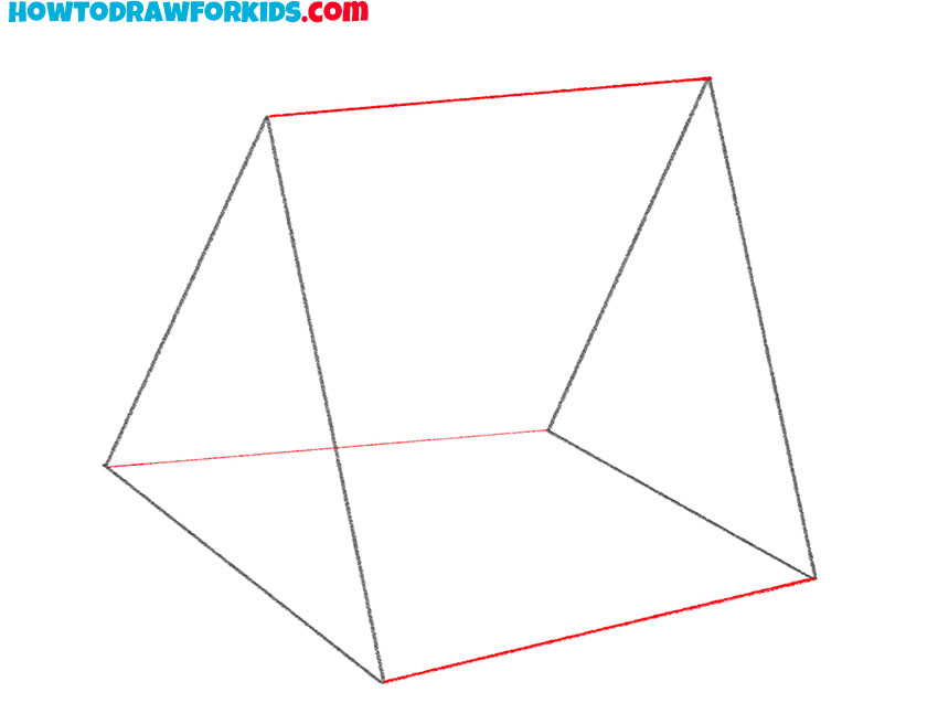 triangular prism drawing lesson