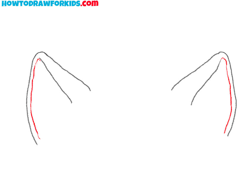 cat ears drawing lesson