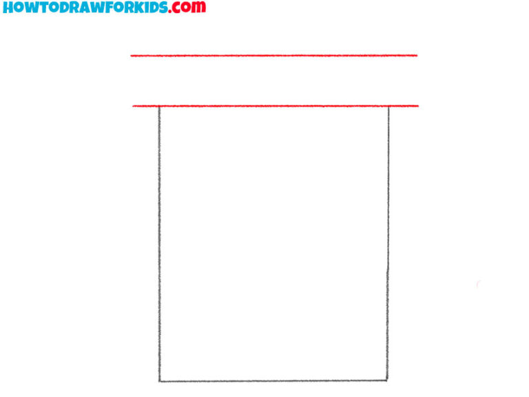 How to Draw a Trash Can Step by Step Easy Drawing Tutorial For Kids