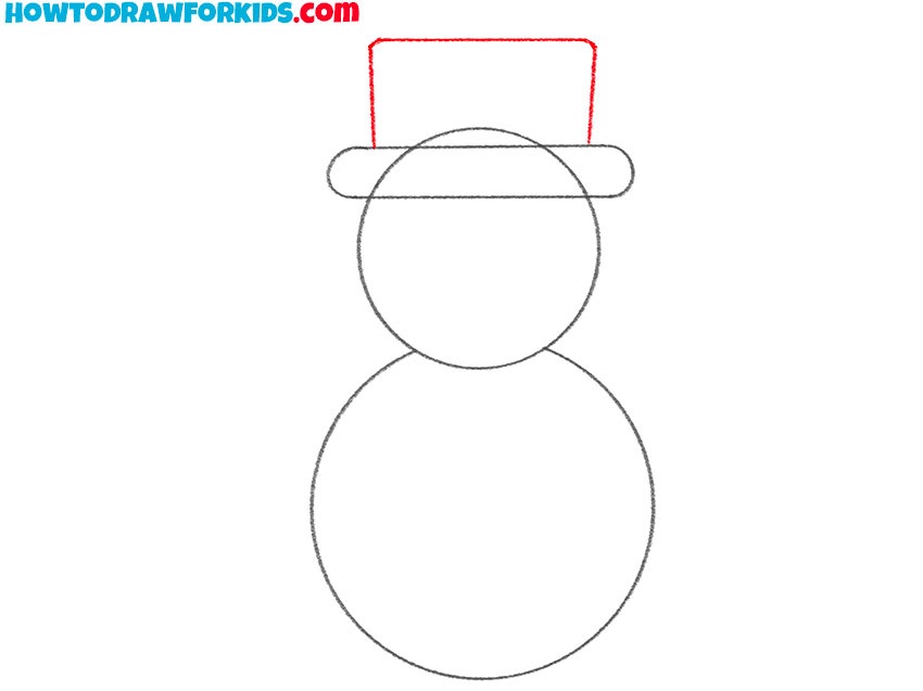 how to draw a baby snowman