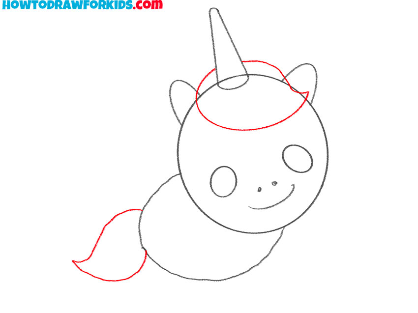 how to draw a cute baby unicorn easy