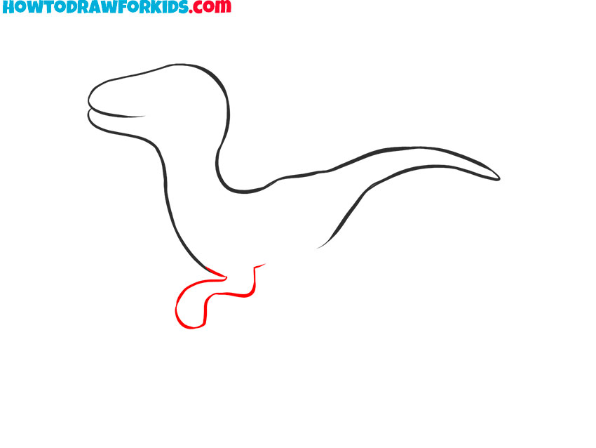 how to draw a dinosaur realistic