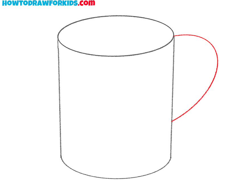 how to draw a mug of tea