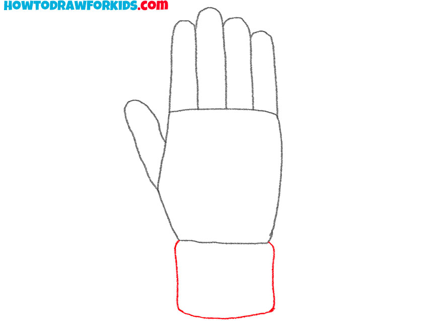 glove drawing lesson