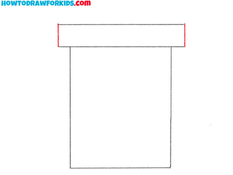 How to Draw a Trash Can Step by Step Easy Drawing Tutorial For Kids