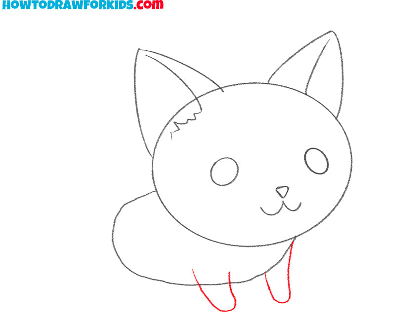 how to draw a cat art for kids hub