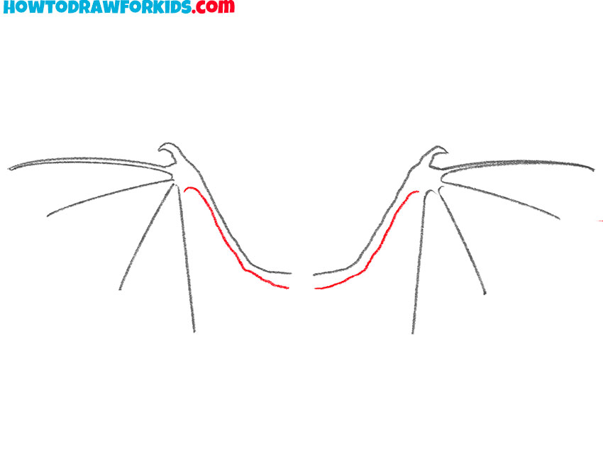 how to draw bat wings digital art