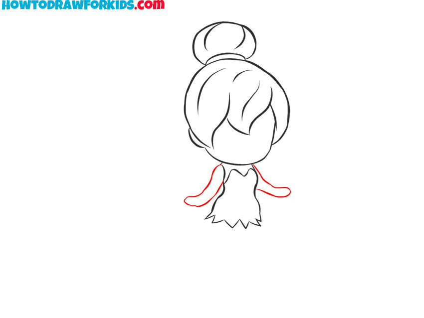 how to draw tinkerbell cute