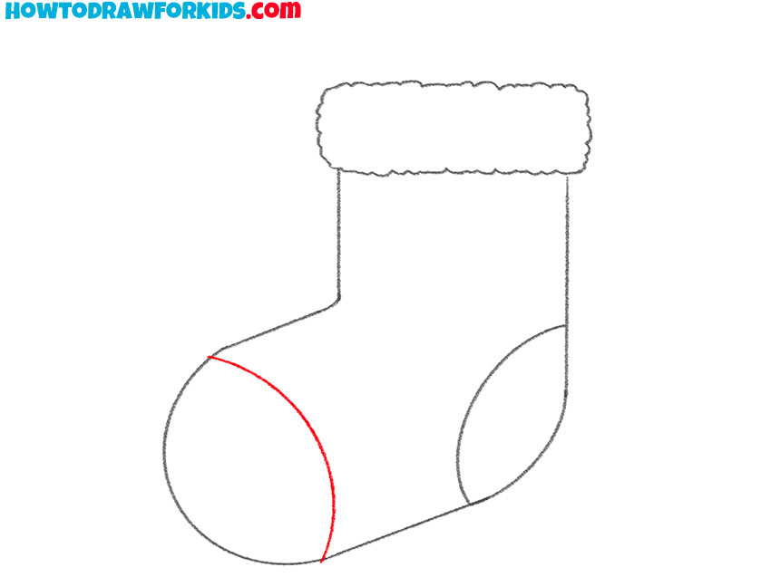 christmas sock drawing guide