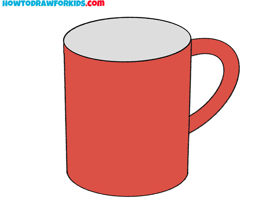 Mug drawing on sale