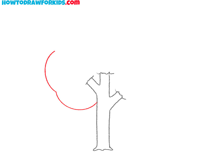 tree drawing realistic