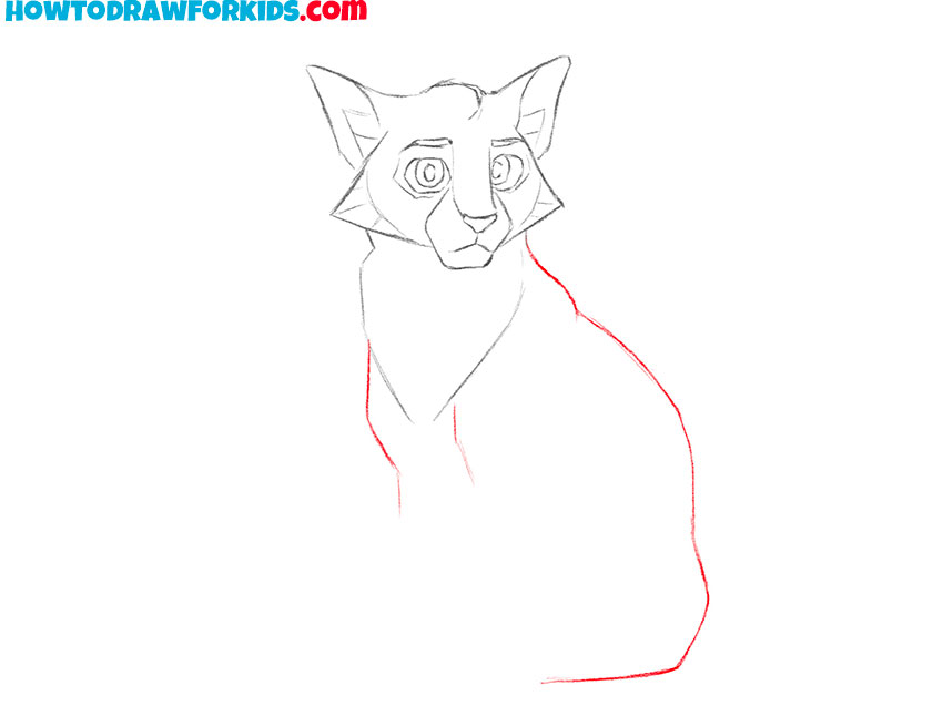 warrior cat drawing tutorial