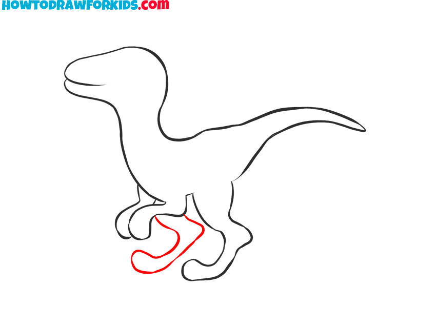 how to draw a dinosaur for kindergarten