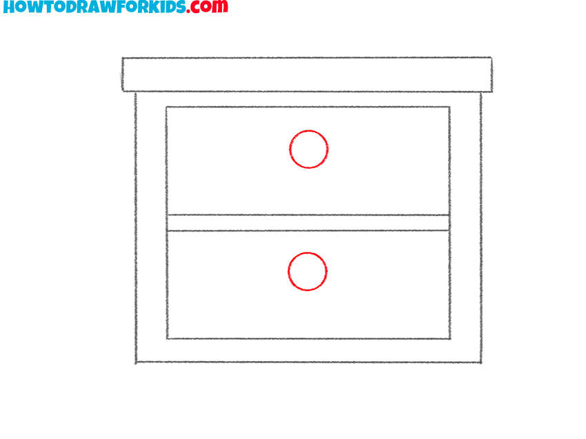 how to draw a nightstand for beginners