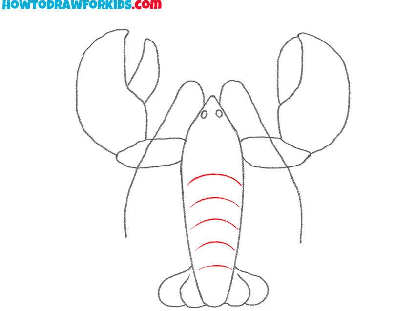 How to Draw a Lobster Step by Step Easy Drawing Tutorial For Kids