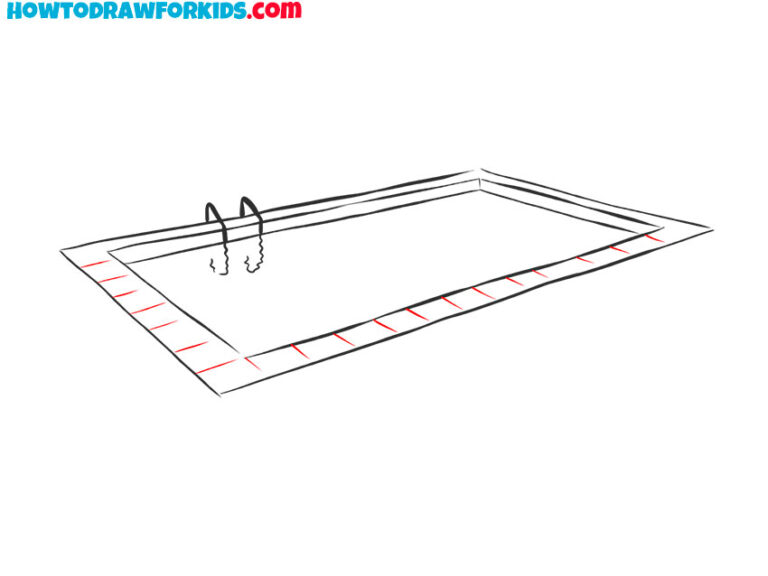 How to Draw a Pool Easy Drawing Tutorial For Kids