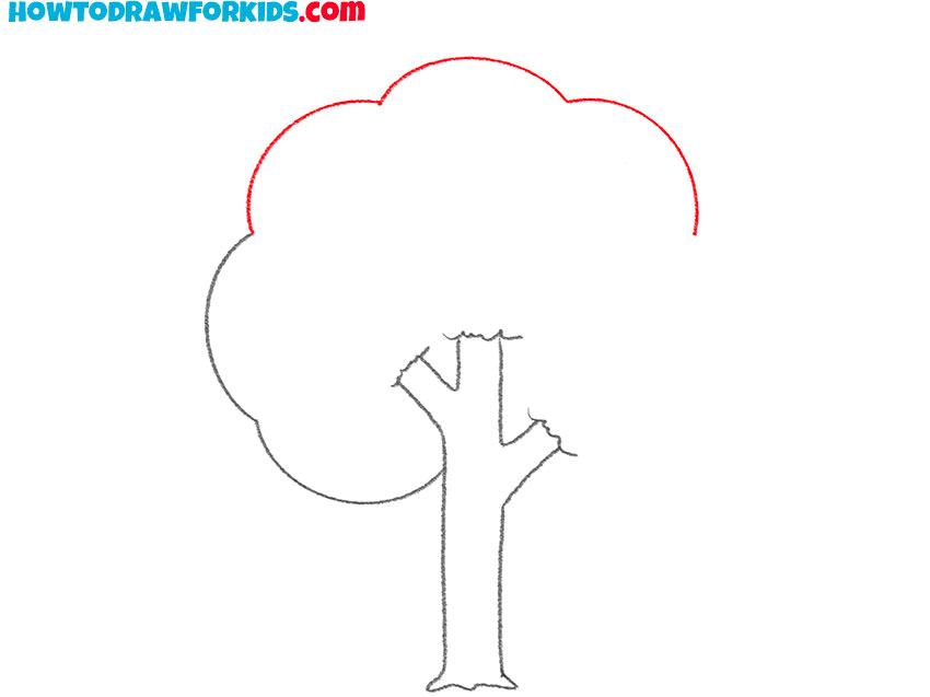 tree drawing for kids