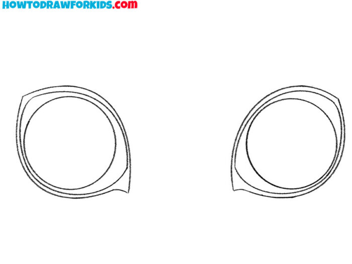 How to Draw Anime Cat Eyes Easy Drawing Tutorial For Kids