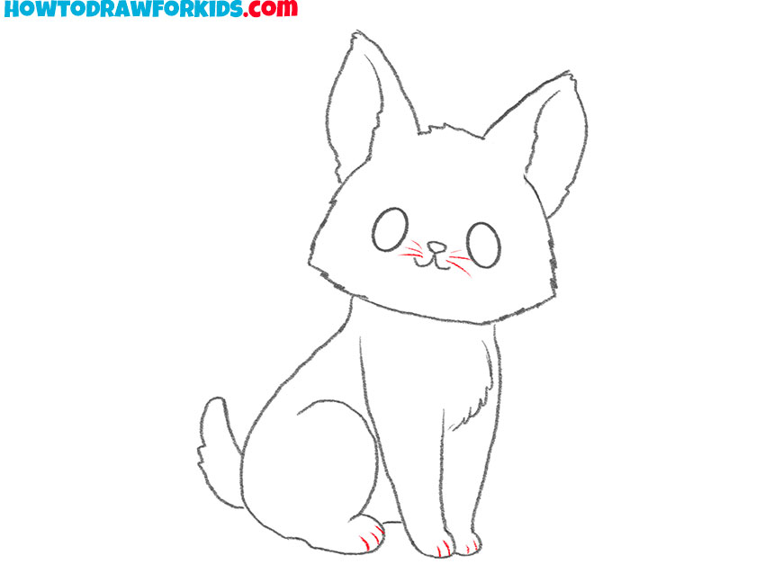 bobcat drawing easy