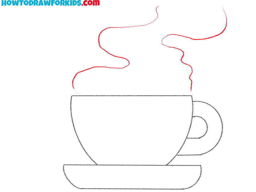 cup of tea drawing for beginners