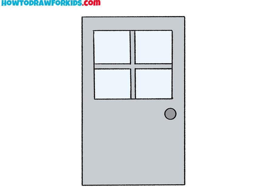 How to Draw a Simple Door Easy Drawing Tutorial For Kids