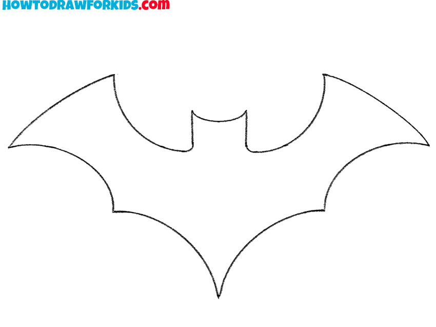 halloween bat drawing tutorial